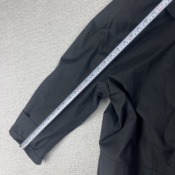 Vintage Irving Samuel Black Coat Button up Jacket Canada Made Women Sz S - Picture 10 of 15